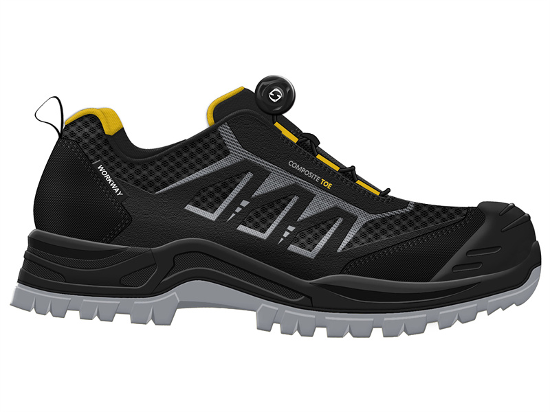 Quick Fastener Composite Toe Shoes Worker Shoes