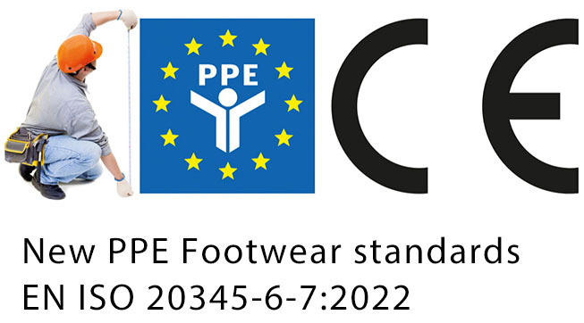 New PPE Footwear standards EN ISO 20345-6-7:2022